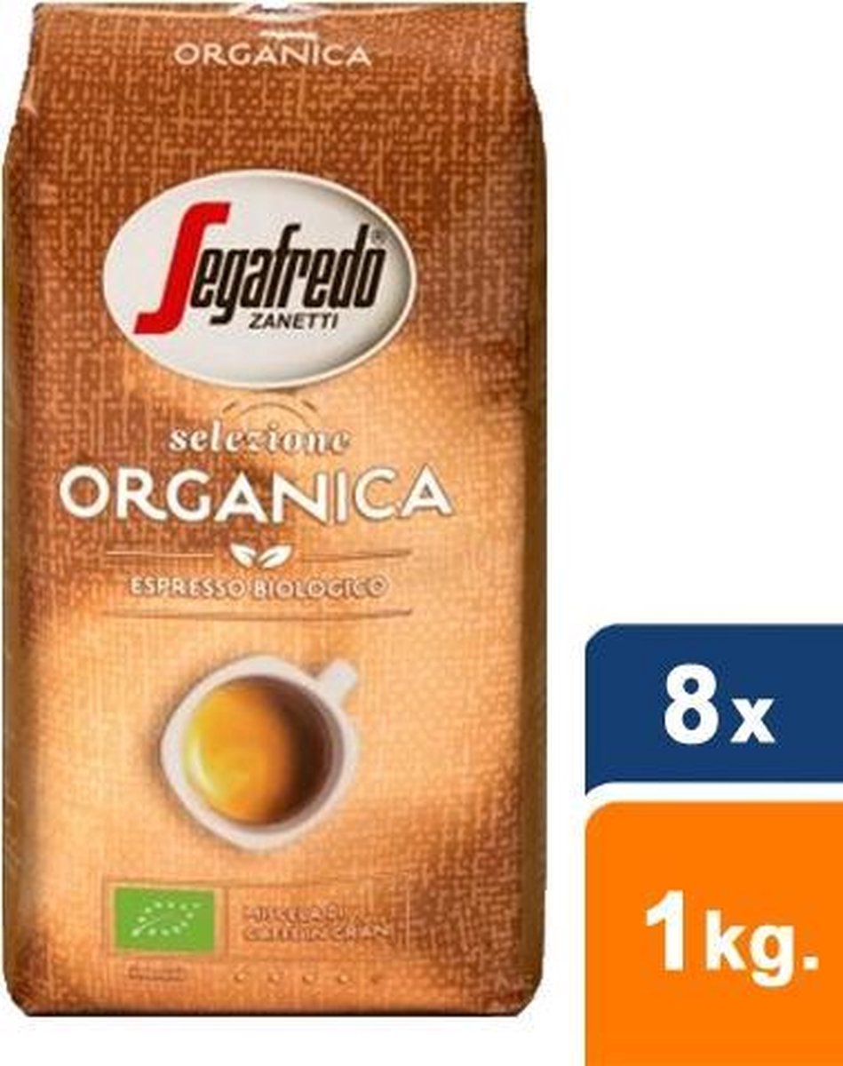 Segafredo - Selezione organica Bonen - 8x 1 kg