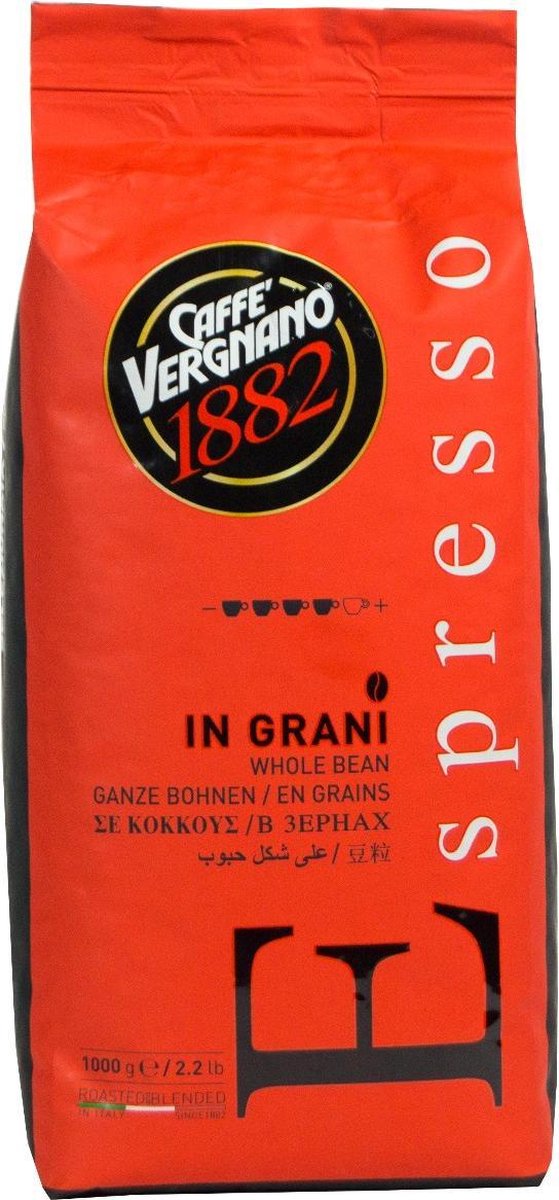 Caffé Vergnano Caffe Vergnano 1882 - Espresso Bonen - 1 kg