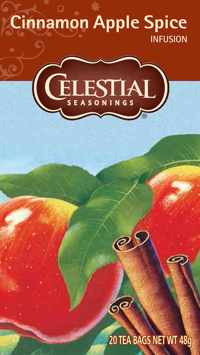 Celestial Seasoning s - Appel kaneel Kruiden Thee - 20 zakjes