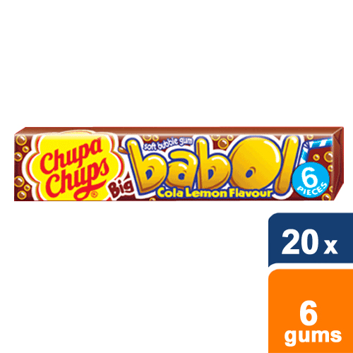 Chupa Chups - Big Babol Cola Lemon - 20x 6 stuks