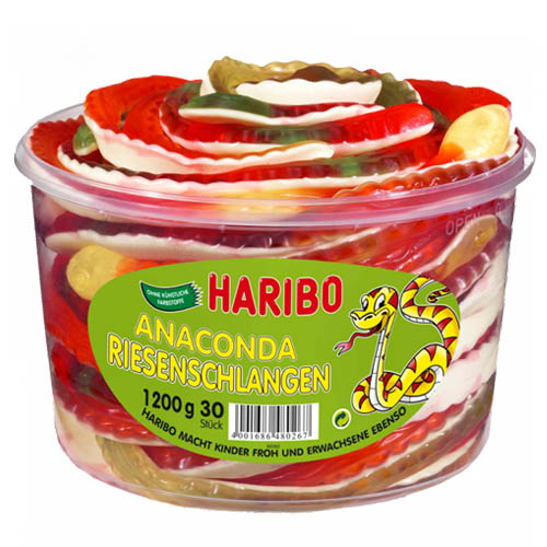 HARIBO - Anaconda Giant Snakes - 30 pieces