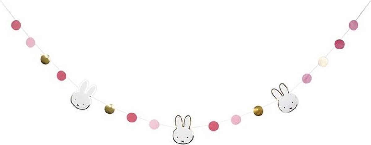 Haza Original Slinger Nijntje/Goud - Roze