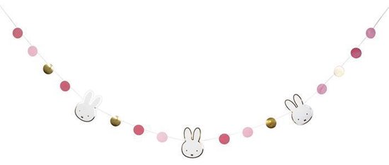 Haza Original Slinger Nijntje/Goud - Roze