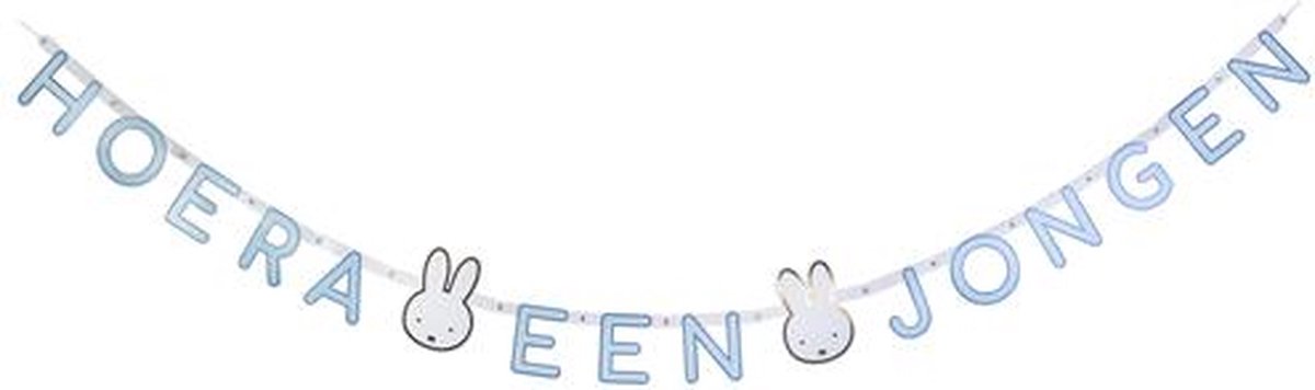 Haza Original Letterslinger Nijntje O'tje Kadootje Jongen - Blauw