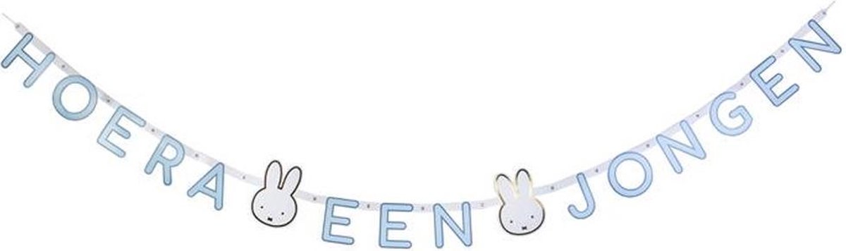 Haza Original Letterslinger Nijntje O'tje Kadootje Jongen - Blauw