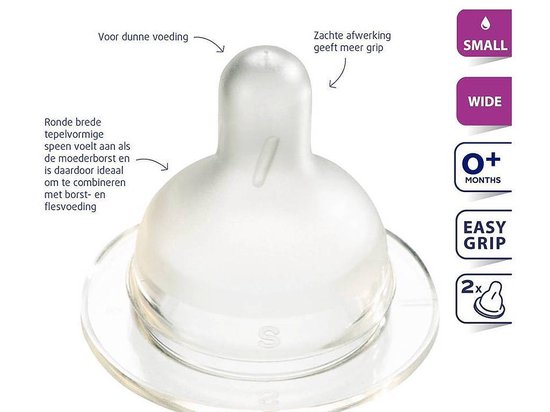 Difrax speen 675 Soft Breed Small 2 st.