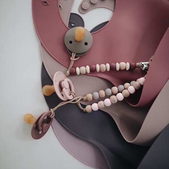 Mushie Slabber Siliconen Cambridge Blue