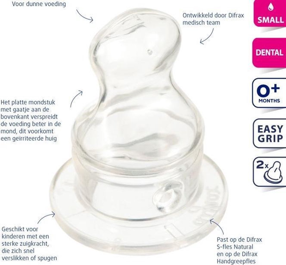 Difrax Speen 694 Plat 2 ST. Small