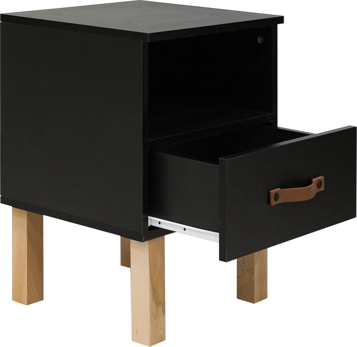 Bopita Nachtkastje Floris - Zwart