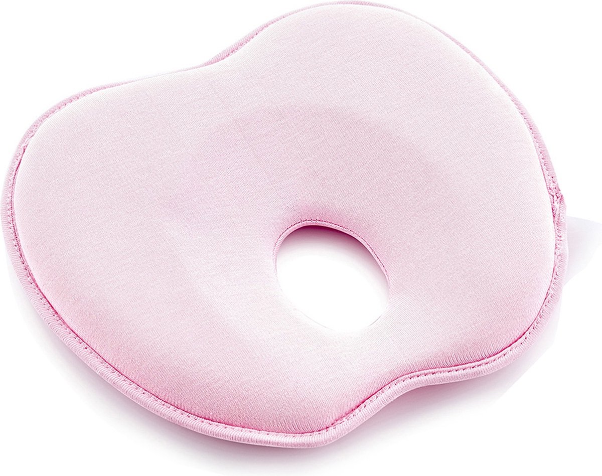 Babyjem Afplatkussen | Flat Head Kussen - Roze