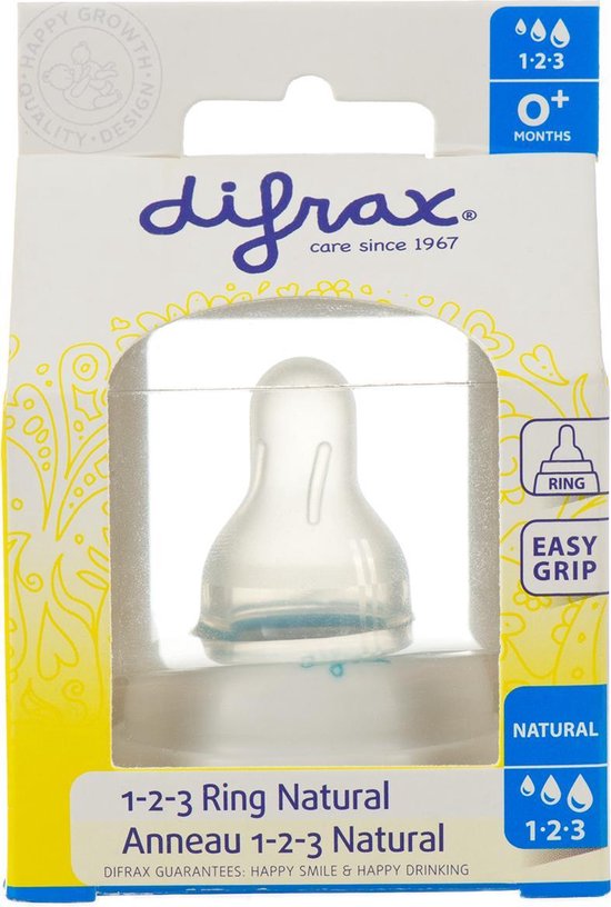 Difrax Speen 1-2-3 Ring Naturel