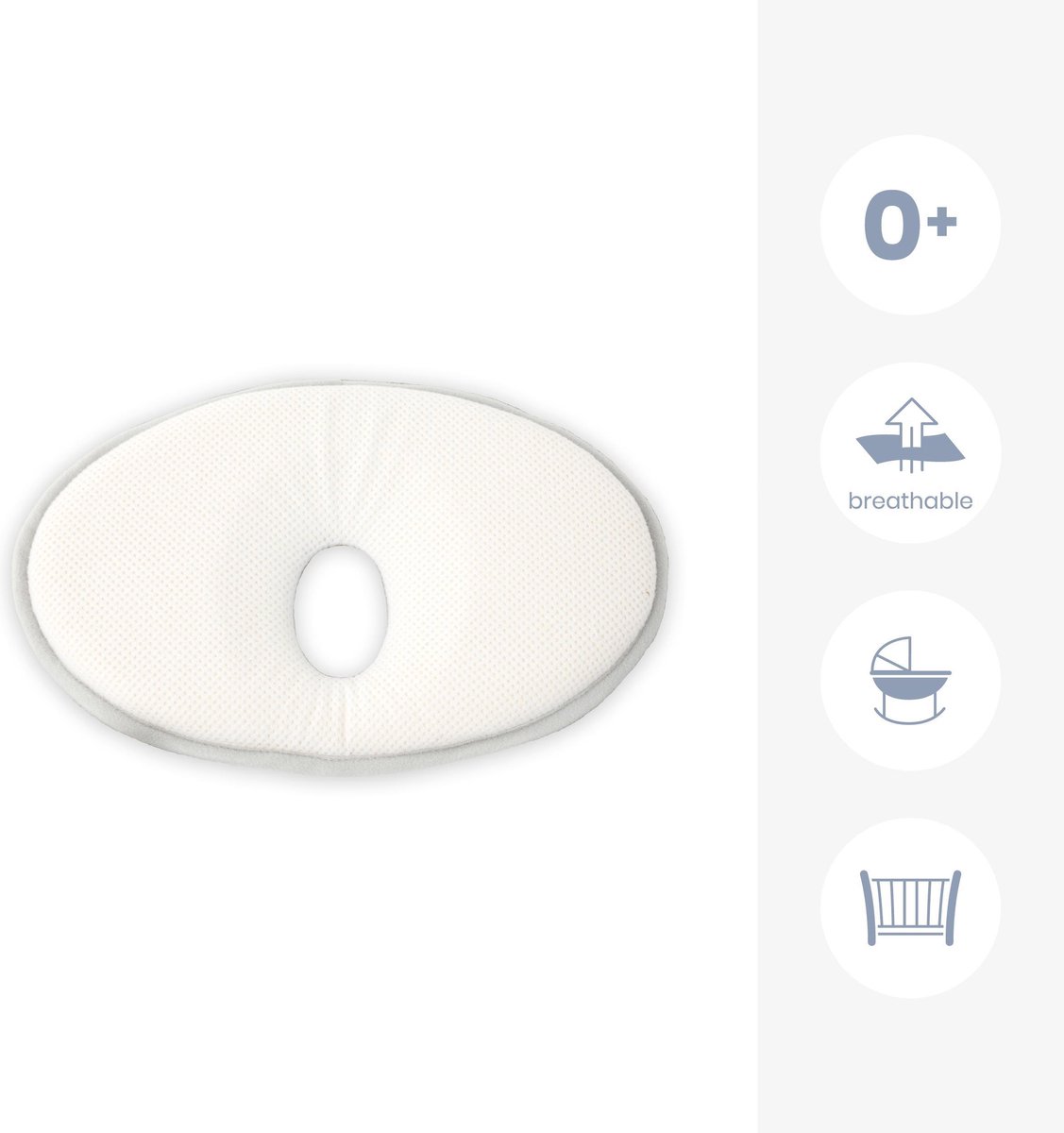 Doomoo Ergonomisch Hoofdkussen | Basic Baby Pillow