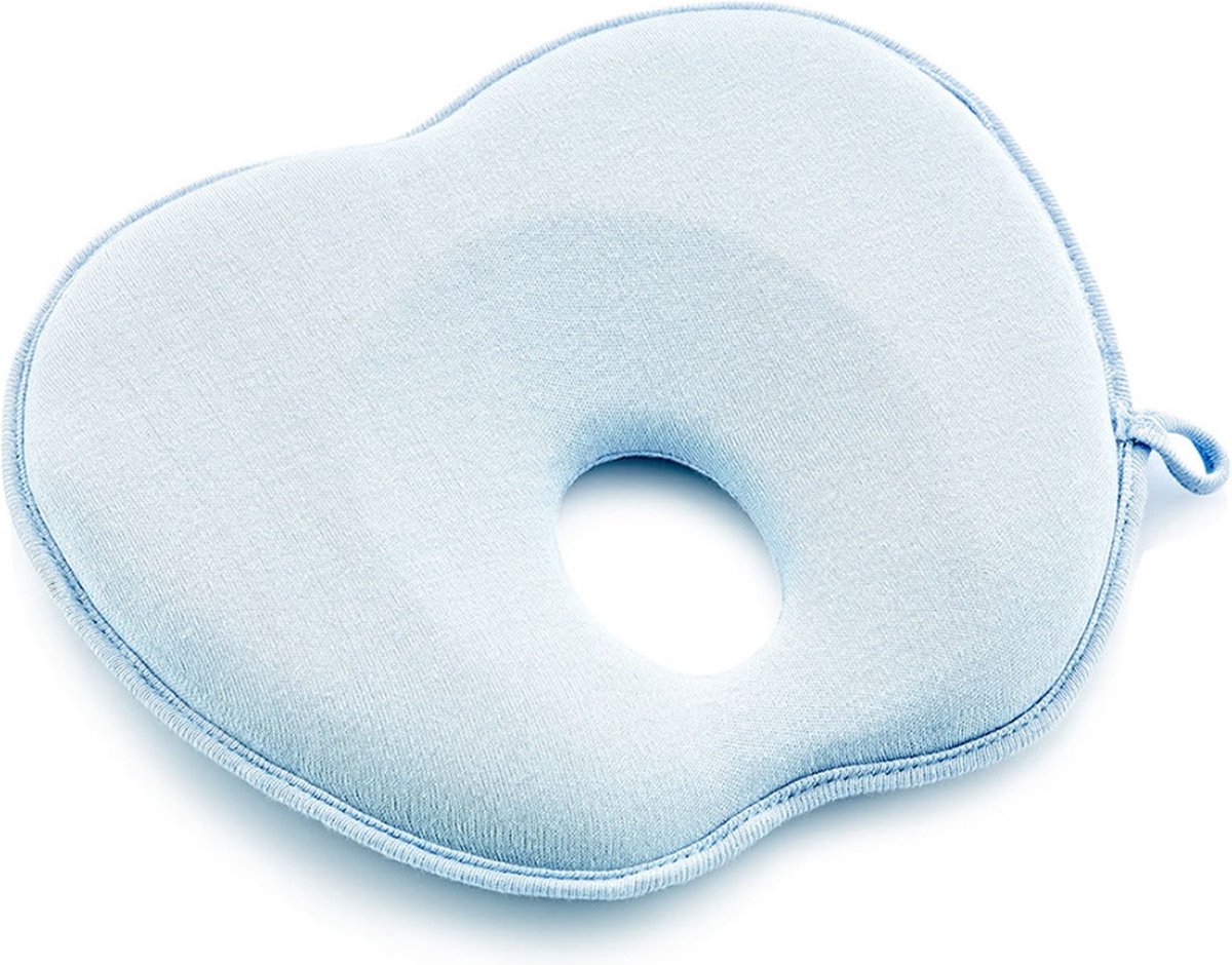 Babyjem Afplatkussen | Flat Head Kussen - Blauw