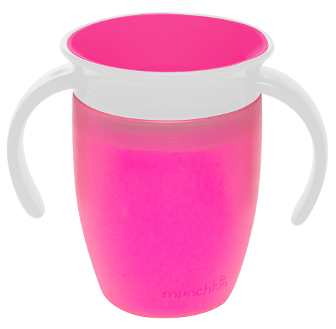 Munchkin Antilekbeker Miracle Trainer Cup Pink 207ml