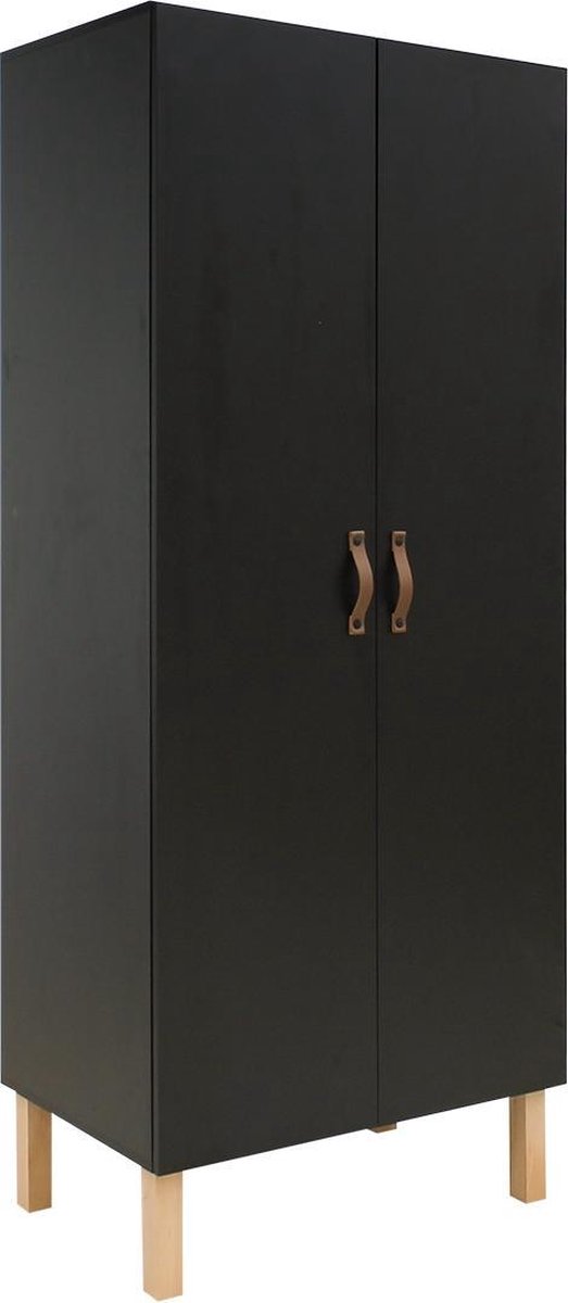 Bopita Kast Floris 2-deurs - Zwart