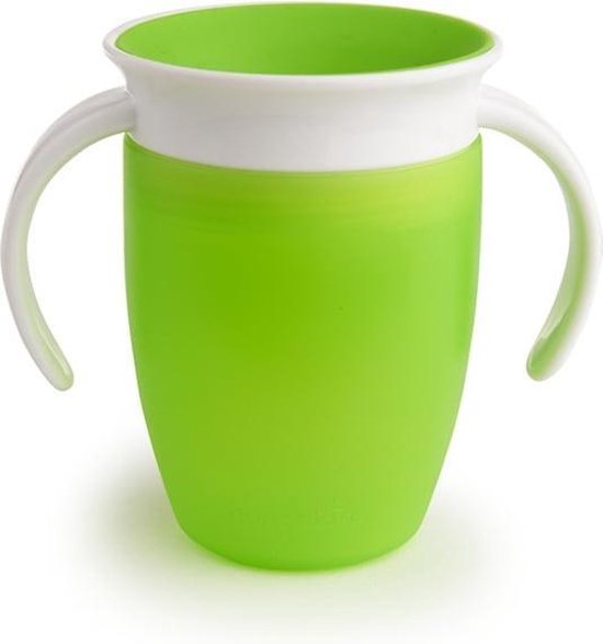 Munchkin Antilekbeker Miracle Trainer Cup Green 207ml - Groen