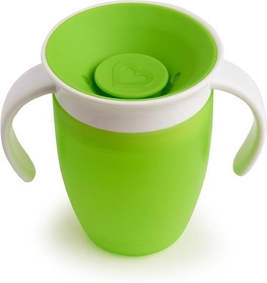 Munchkin Antilekbeker Miracle Trainer Cup Green 207ml - Groen