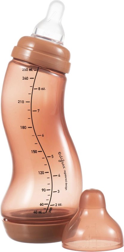 Difrax S-Fles Natural 250 ML Brick - Rood