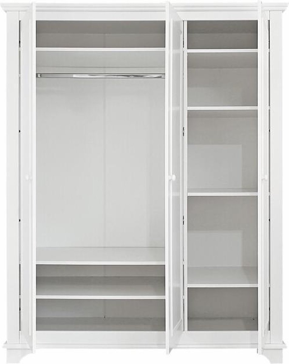 Bopita Kast 3-deurs Charlotte - Wit