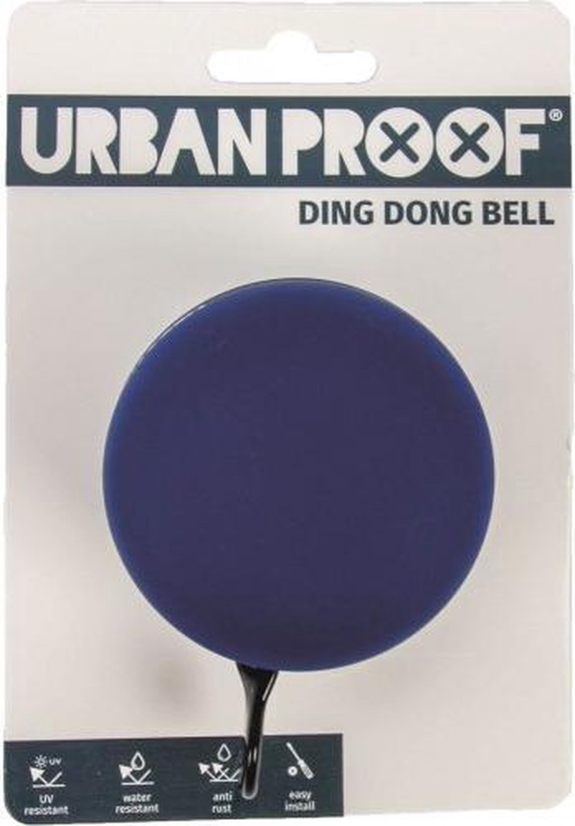 URBAN PROOF Fietsbel Ding Dong 6 CM/Groen - Blauw