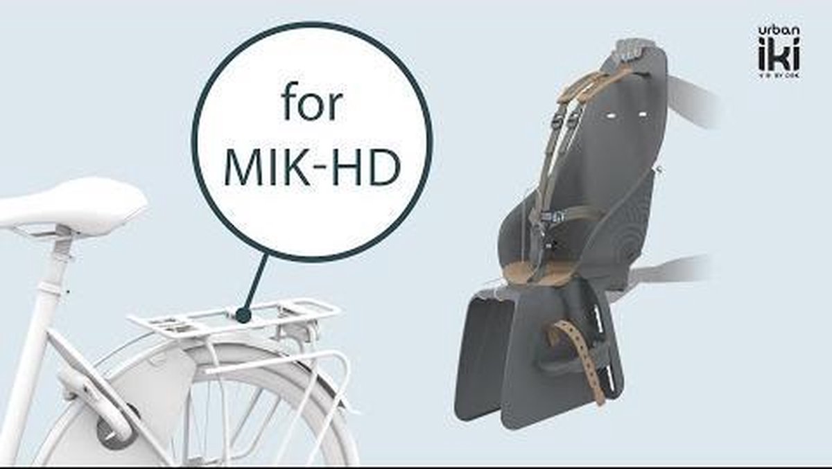 Urban Iki Achterzitje MIK-HD Bincho Black