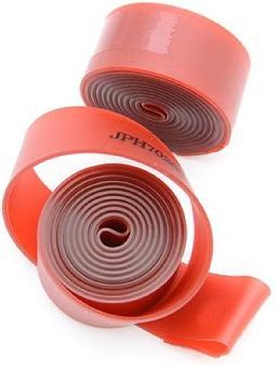 Simson velglint 24-28 inch - 16mm - breed PVC strong - Rood