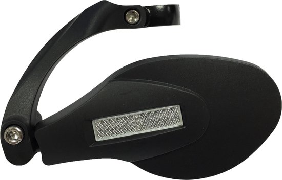 Mirage Fietsspiegel met Klem Draaibaar - Onbreekbaar - Zwart
