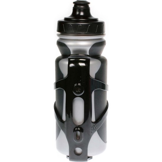 Simson Bidonhouder ''basic'' - glans - Zwart