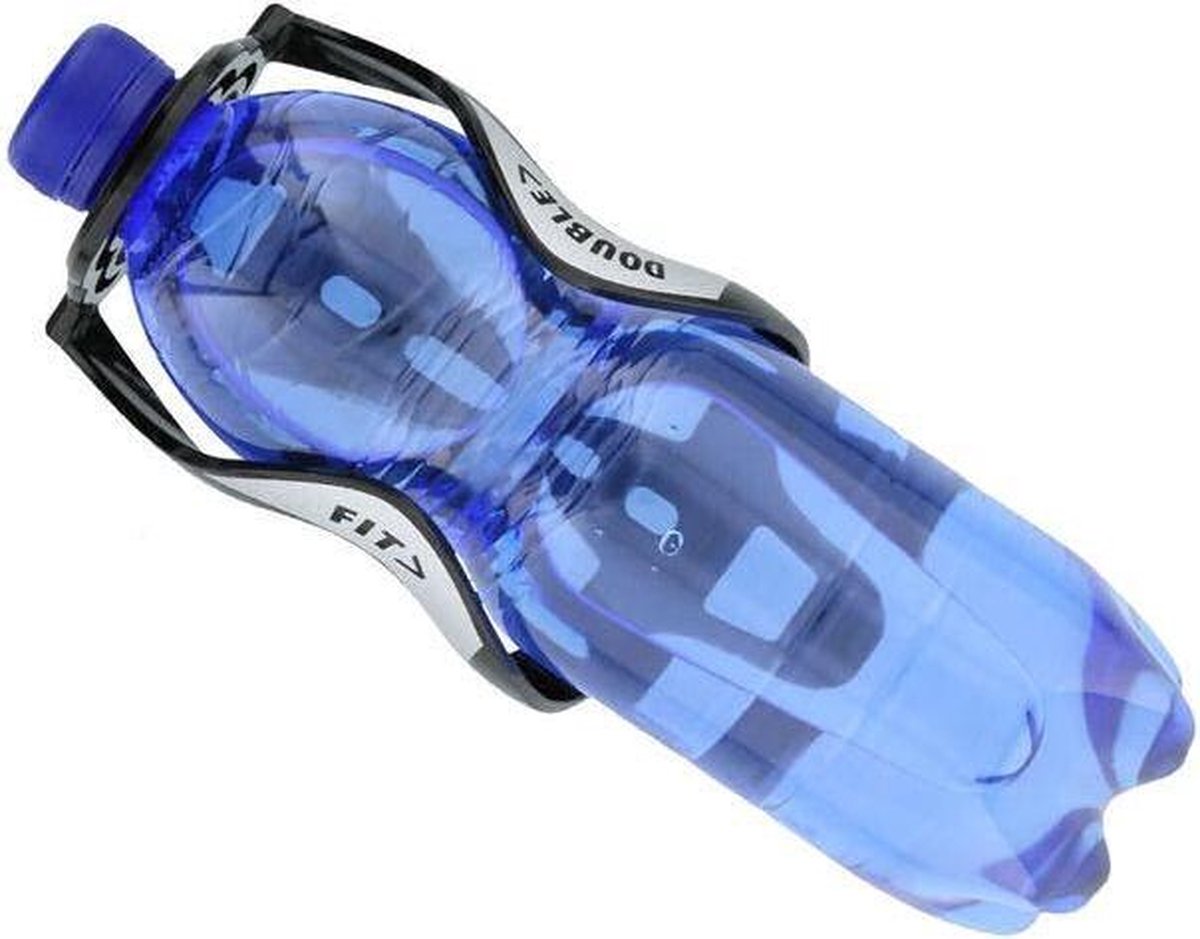 Simson Double Fit Fles- en Bidonhouder - mat - Zwart