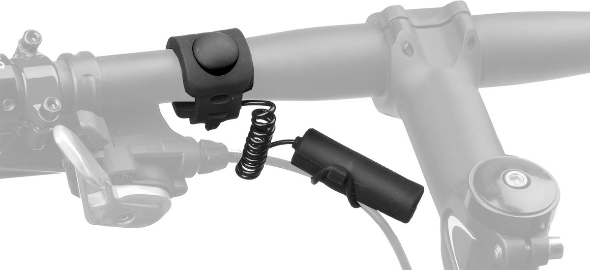 M-wave Fietsbel Elektronisch - Zwart