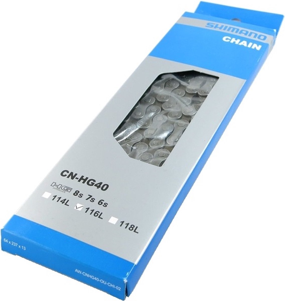 Shimano Ketting HG40 - 6/7/8 Speed - 116 Schakels - Silver