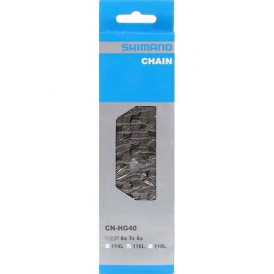 Shimano Ketting HG40 - 6/7/8 Speed - 116 Schakels - Silver