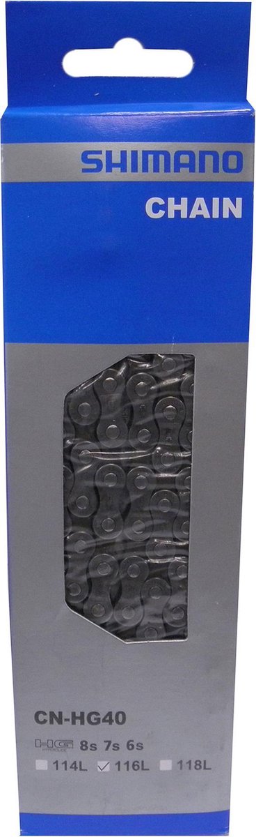 Shimano Ketting HG40 - 6/7/8 Speed - 116 Schakels - Silver