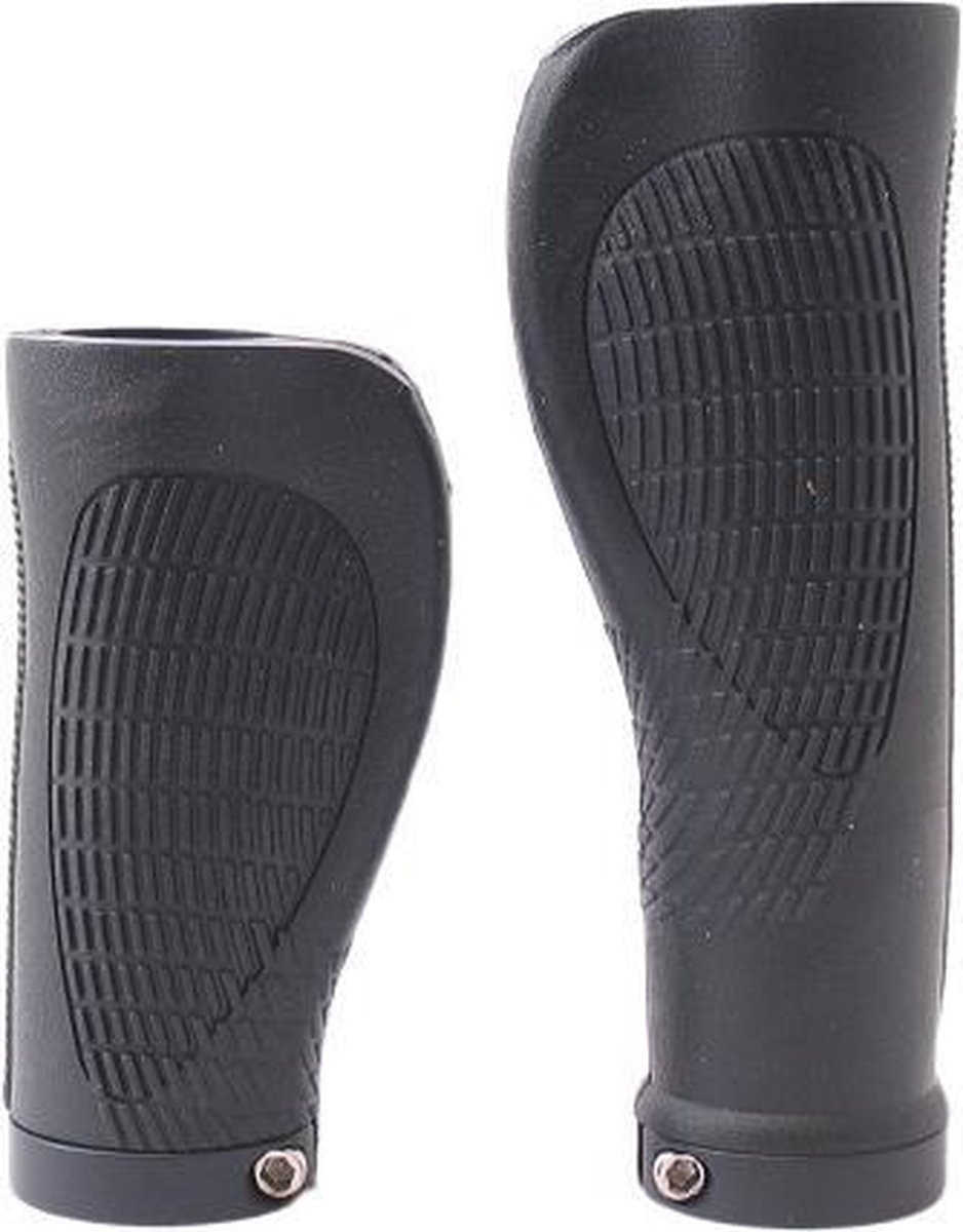 Union Marwi Ergonomische Handvatset GP03LS met Lockring - 128/95mm - - Zwart