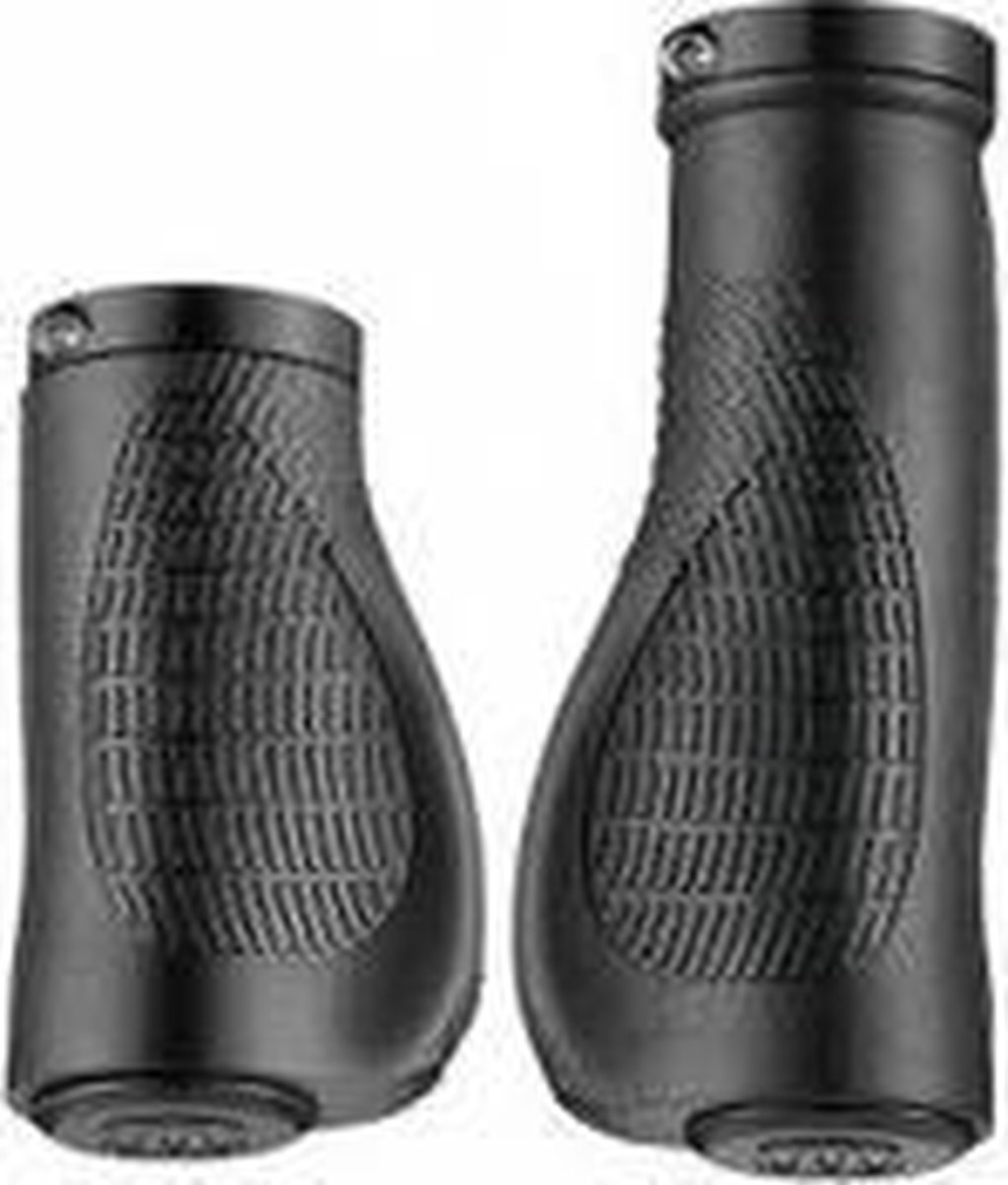 Union Marwi Ergonomische Handvatset GP03LS met Lockring - 128/95mm - - Zwart