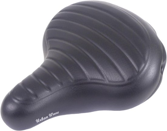 Edge Fietszadel Urban XL Wave - - Zwart
