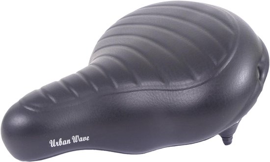 Edge Fietszadel Urban XL Wave - - Zwart