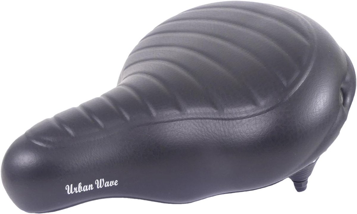 Edge Fietszadel Urban XL Wave - - Zwart
