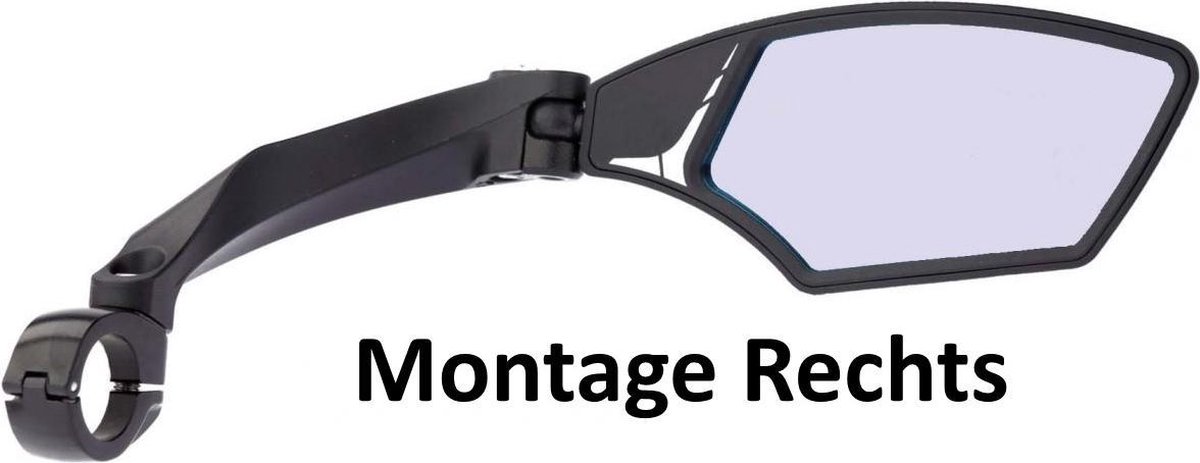 Mirage Speed Pedelec Fietsspiegel Rechts - - Zwart