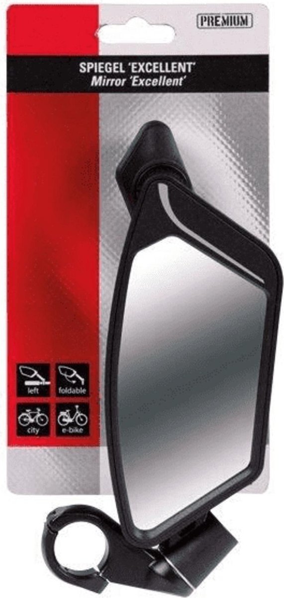 Simson Spiegel Excellent - Zwart