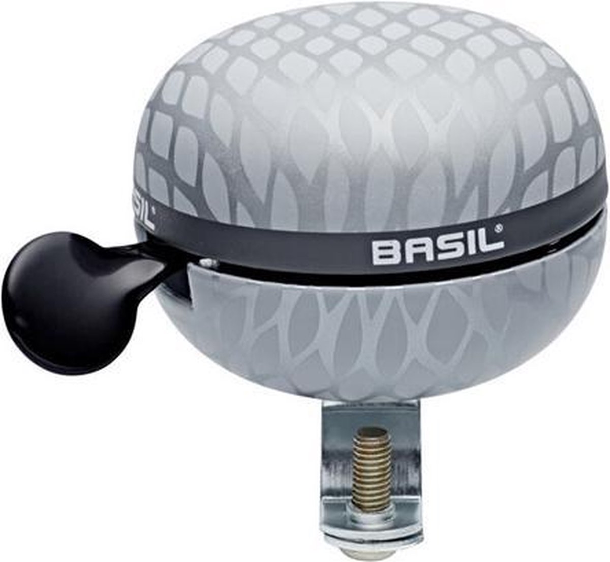 Basil Noir Big Bell Fietsbel 60 milimeter - Zilver - Silver
