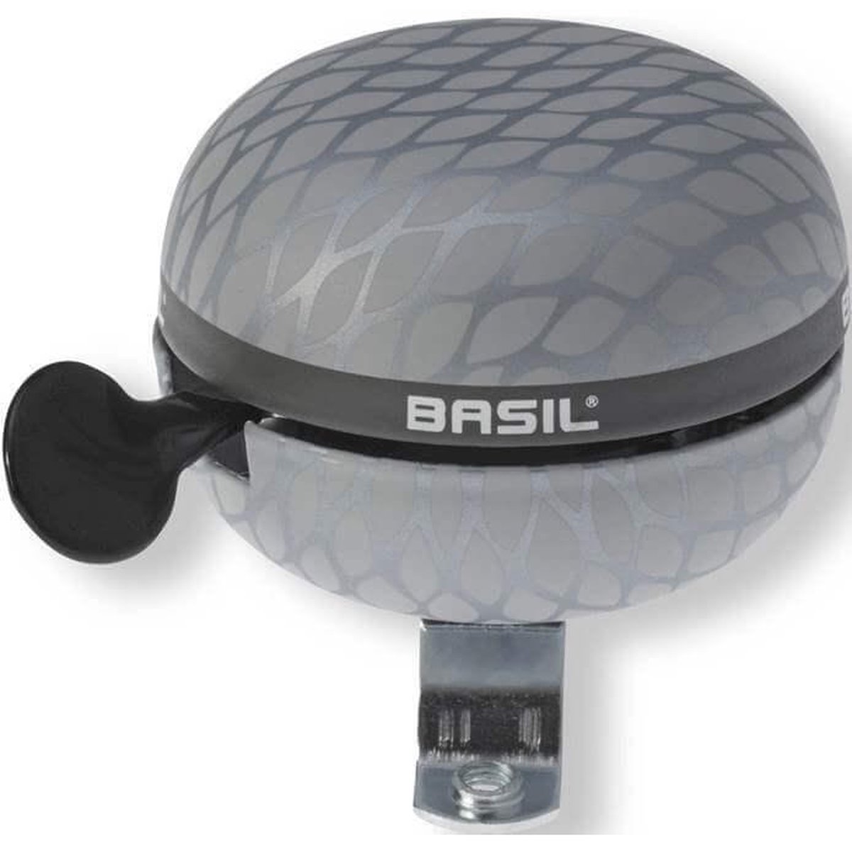 Basil Noir Big Bell Fietsbel 60 milimeter - Zilver - Silver