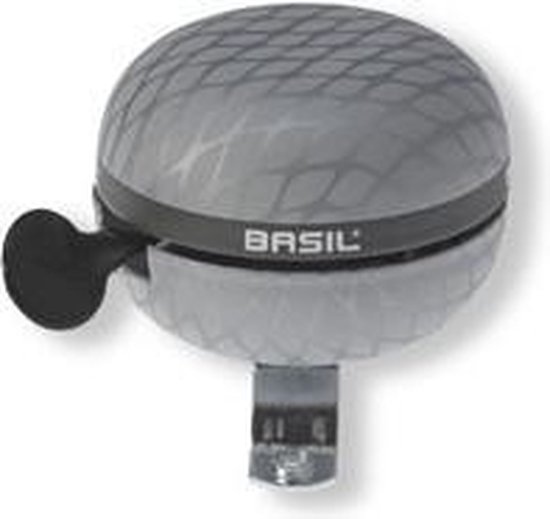 Basil Noir Big Bell Fietsbel 60 milimeter - Zilver - Silver