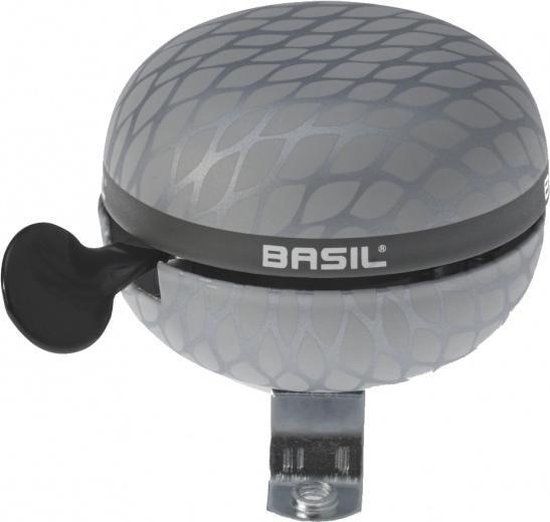 Basil Noir Big Bell Fietsbel 60 milimeter - Zilver - Silver