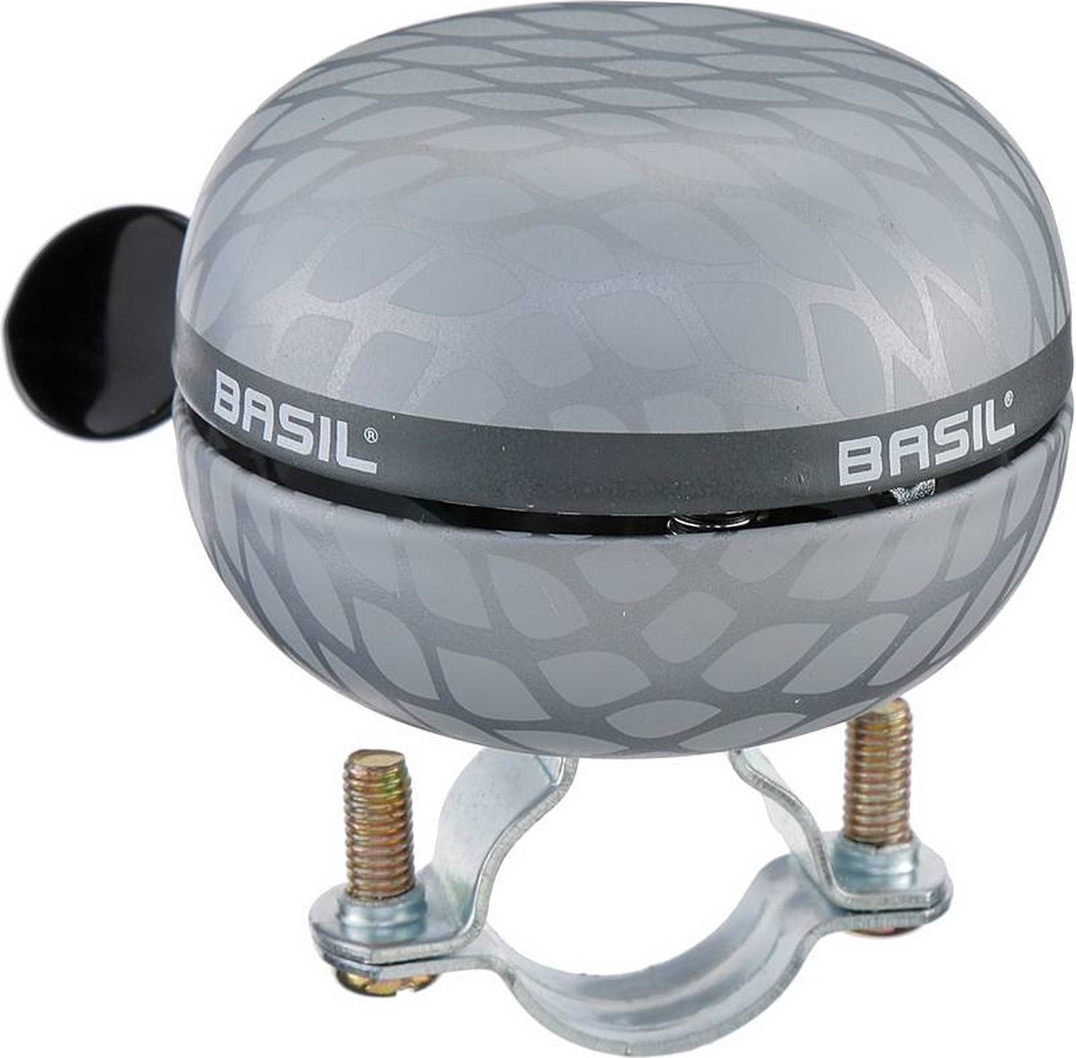 Basil Noir Big Bell Fietsbel 60 milimeter - Zilver - Silver