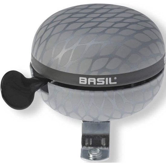 Basil Noir Big Bell Fietsbel 60 milimeter - Zilver - Silver