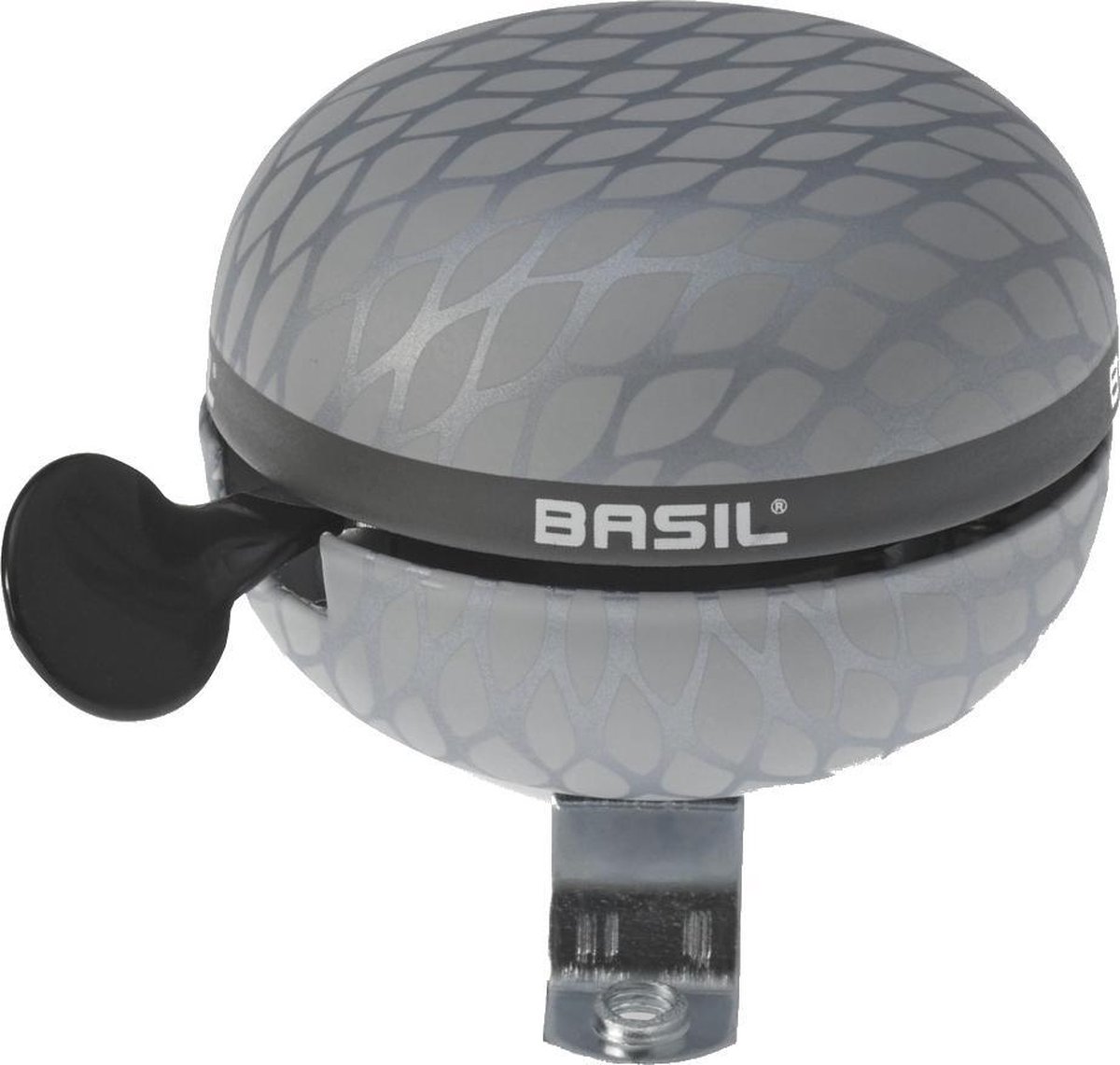 Basil Noir Big Bell Fietsbel 60 milimeter - Zilver - Silver