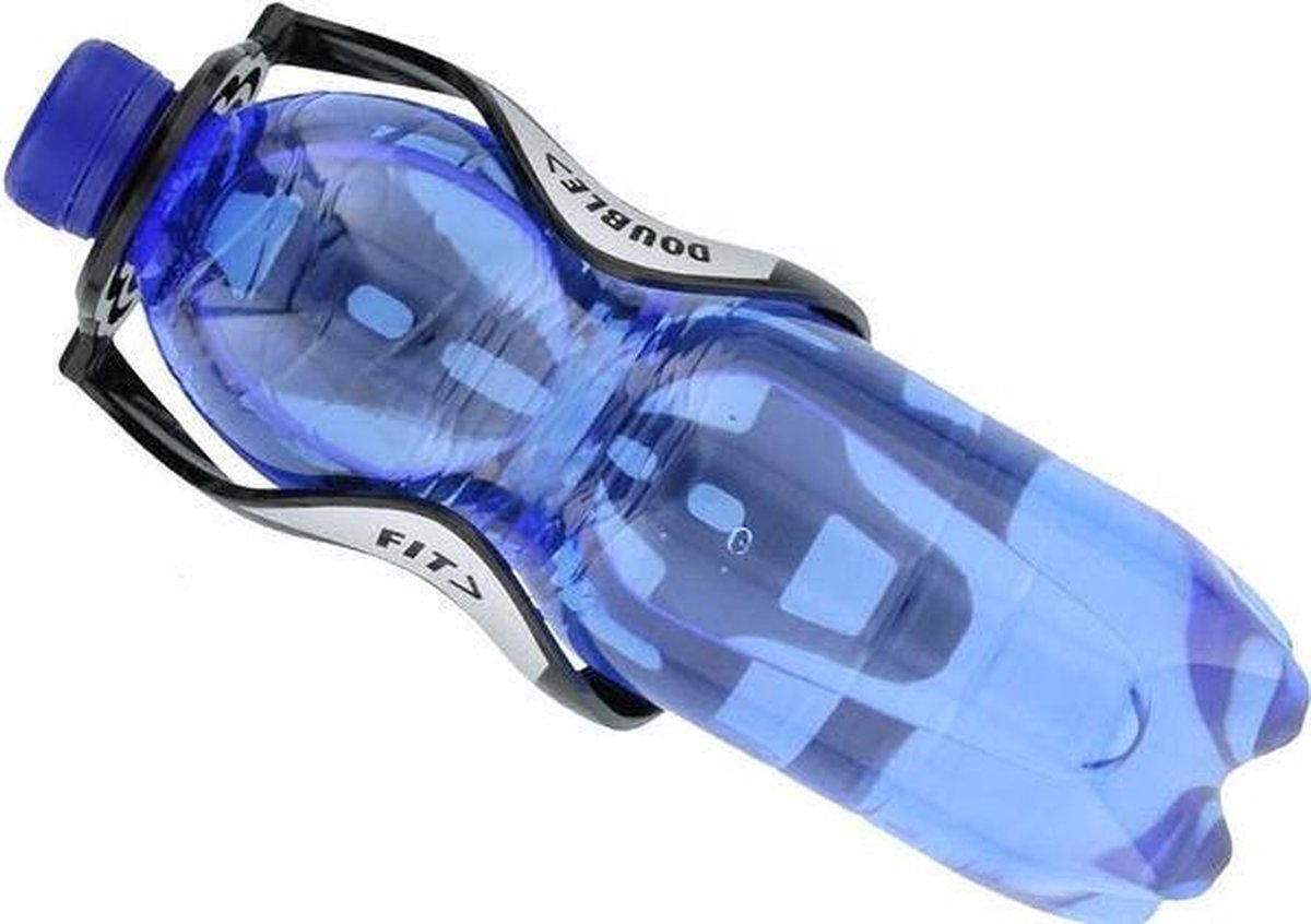 Simson Double Fit Fles- en Bidonhouder glans - Zwart