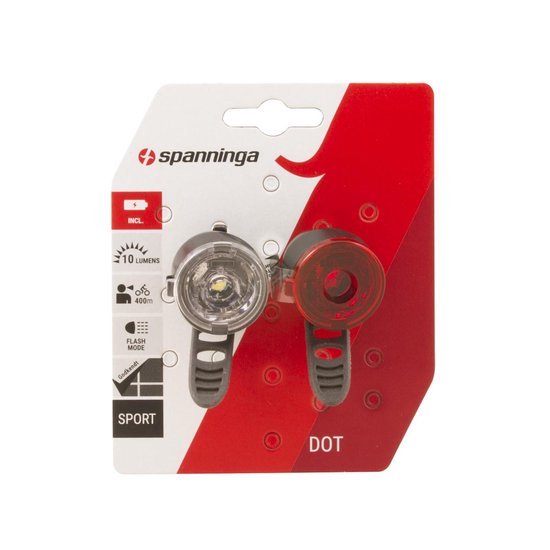 Spanninga Verlichtingsset DOT Battery - Rood