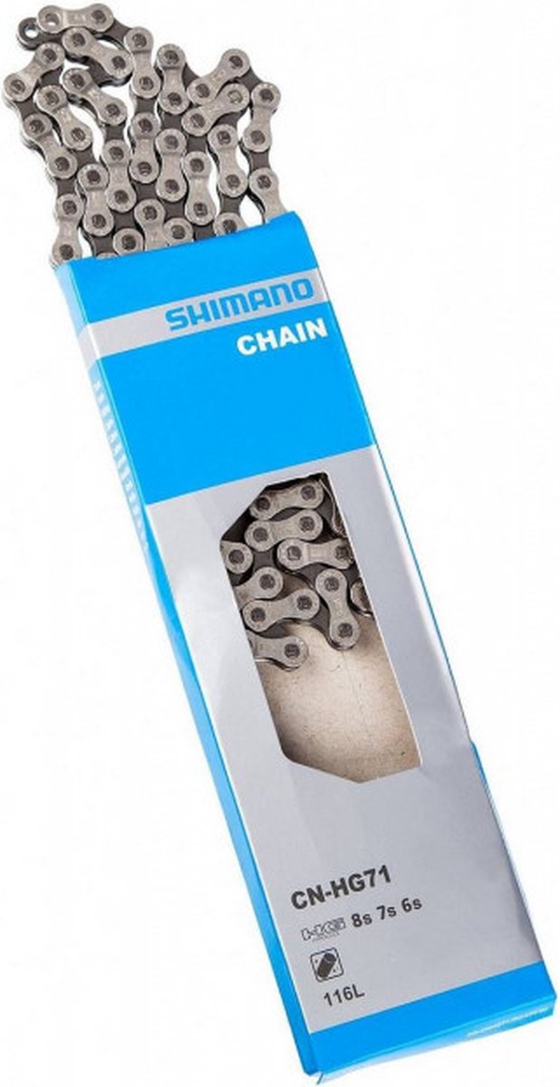Shimano Ketting HG71 6/7/8 speed - 116 schakels - Silver